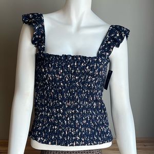 NWT Lucky Brand Navy Top Size Large